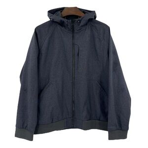 L.L. Bean hooded Fleece lined jacket size XXL navy